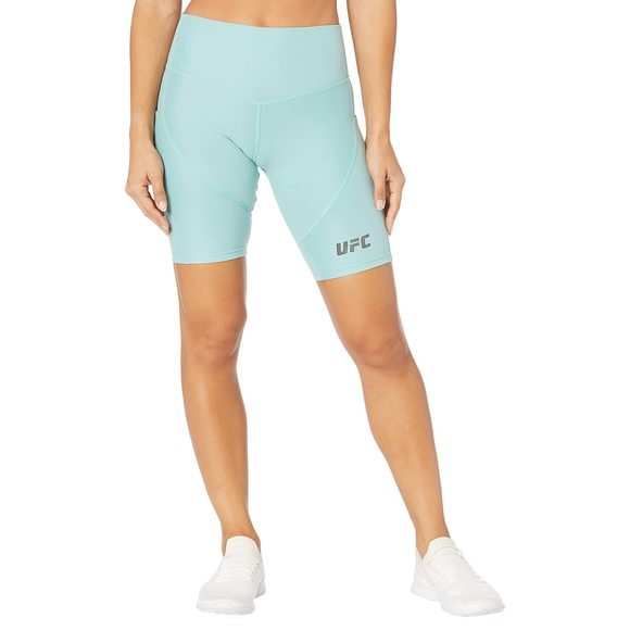UFC Womens 9" Extreme Workout Shorts Slate Green XL One Size - Picture 1 of 1